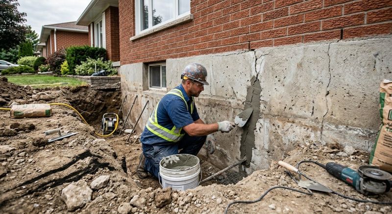 Basement Crack Repair in Newaygo, MI