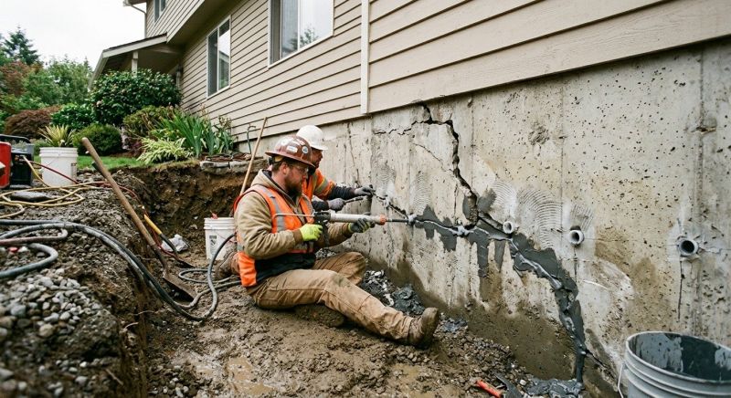 Basement Foundation Repair in Big Rapids, MI