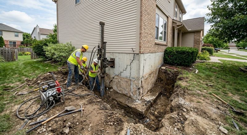 Basement Foundation Repair in Cedar Springs, MI