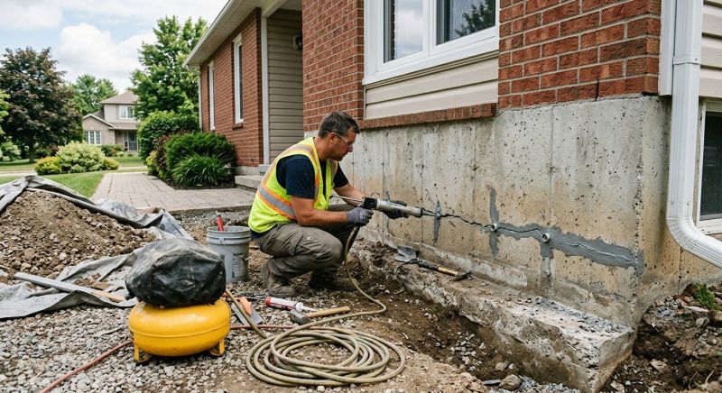 Basement Foundation Repair in Conklin, MI