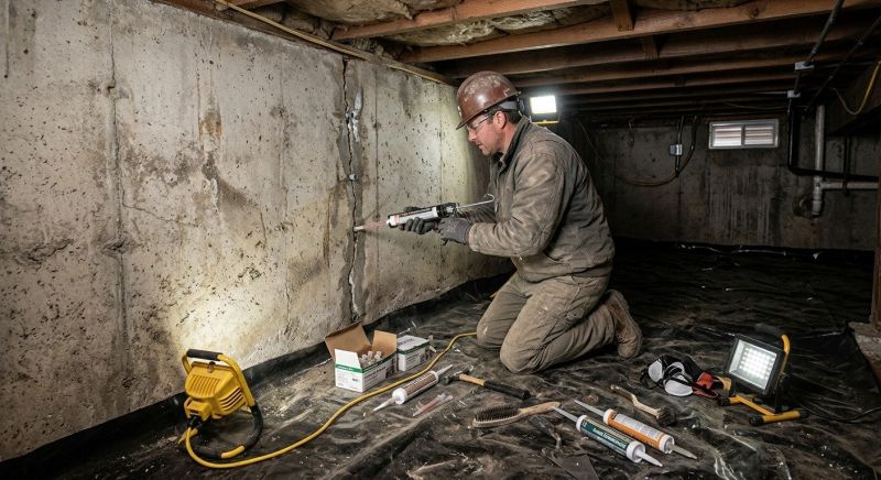 Basement Foundation Repair in Newaygo, MI