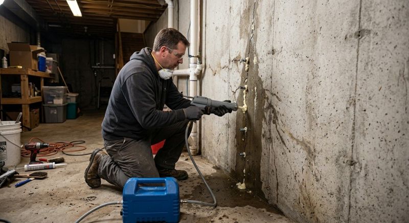 Basement Foundation Repair in Mecosta County, MI