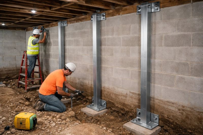Basement Stabilization in Newaygo, MI