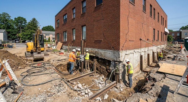Building Foundation Repair in Big Rapids, MI