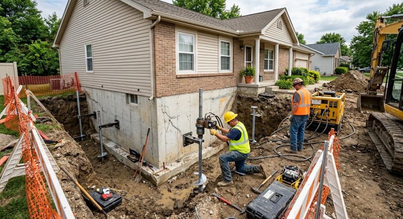 Building Foundation Repair in Cedar Springs, MI