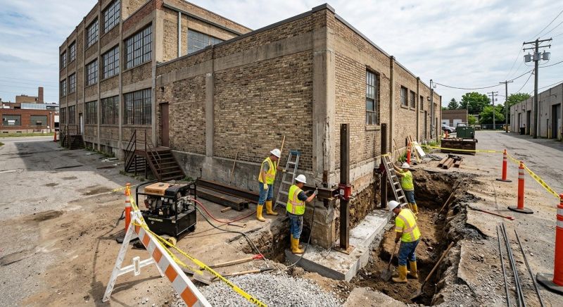 Building Foundation Repair in Sparta, MI