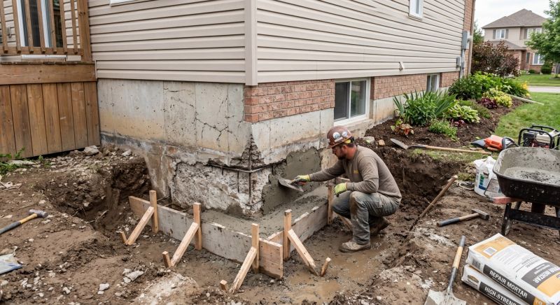 Building Foundation Repair in Sparta, MI