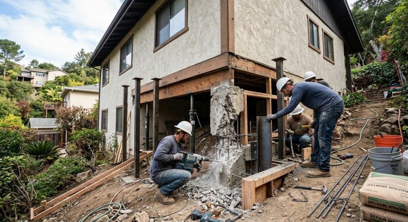 Concrete Foundation Repair in Casnovia, MI