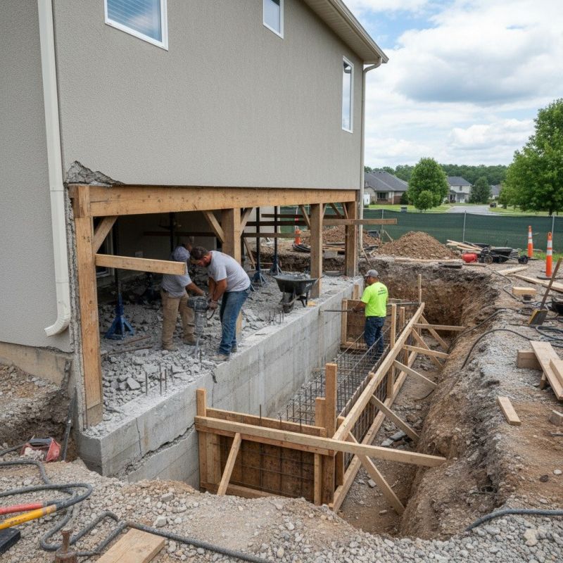 Concrete Foundation Repair in Newaygo County, MI