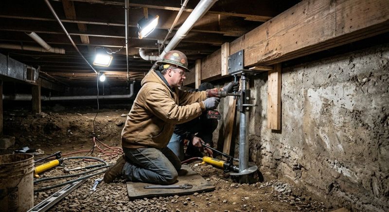 Crawlspace Foundation Repair in Newaygo, MI