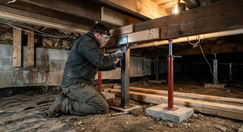 Crawlspace Structural Repair in Newaygo, MI