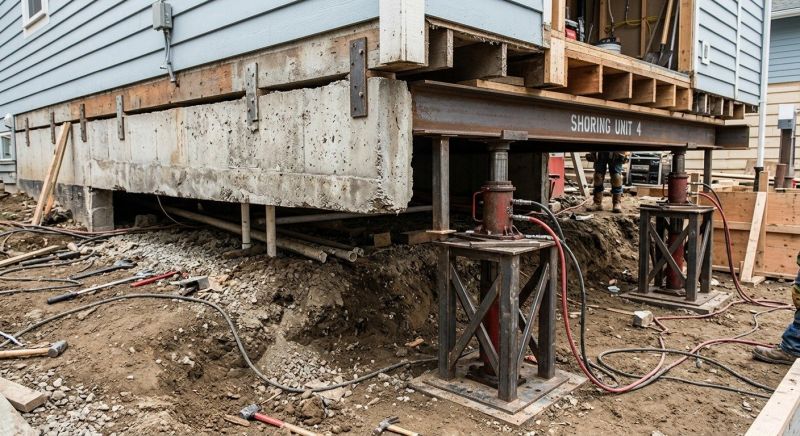 Foundation Jacking in Holton, MI