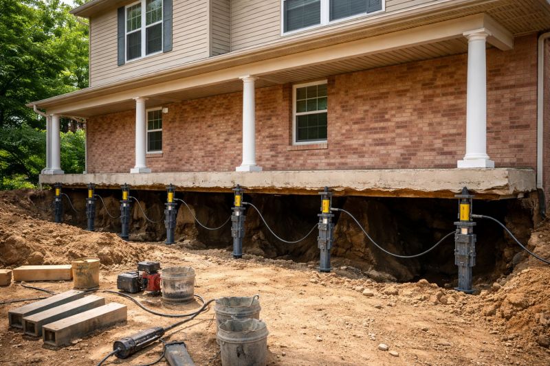 Foundation Jacking in Howard City, MI
