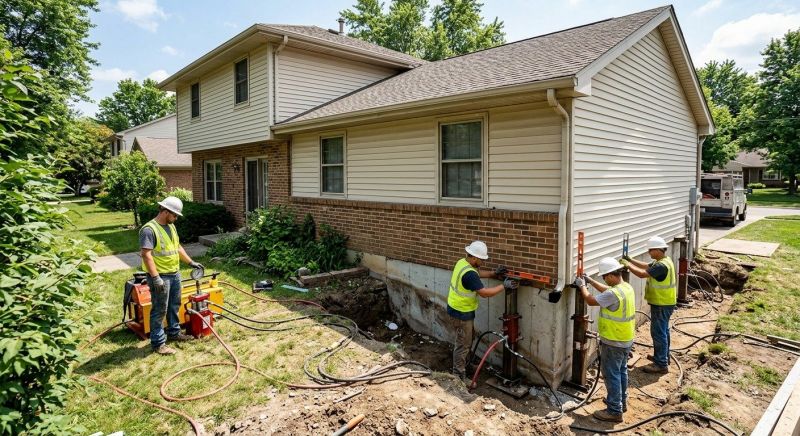 Foundation Jacking in Morley, MI