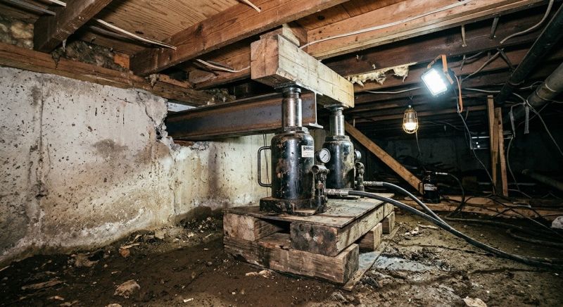 Foundation Jacking in Morley, MI
