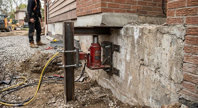 Foundation Jacking in Morley, MI