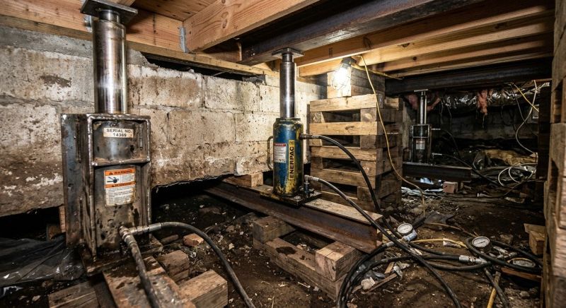 Foundation Jacking in Sparta, MI