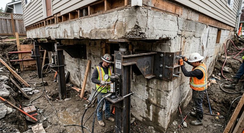 Foundation Lifting in Gowen, MI
