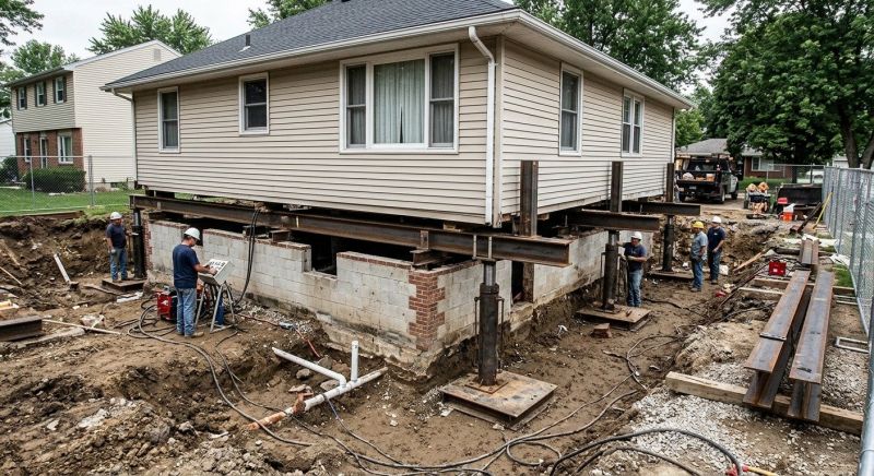Foundation Lifting in Mecosta County, MI