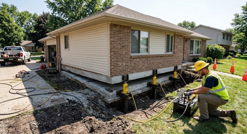 Foundation Lifting in Morley, MI