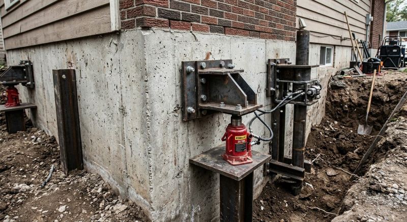 Foundation Pier Leveling in Newaygo, MI