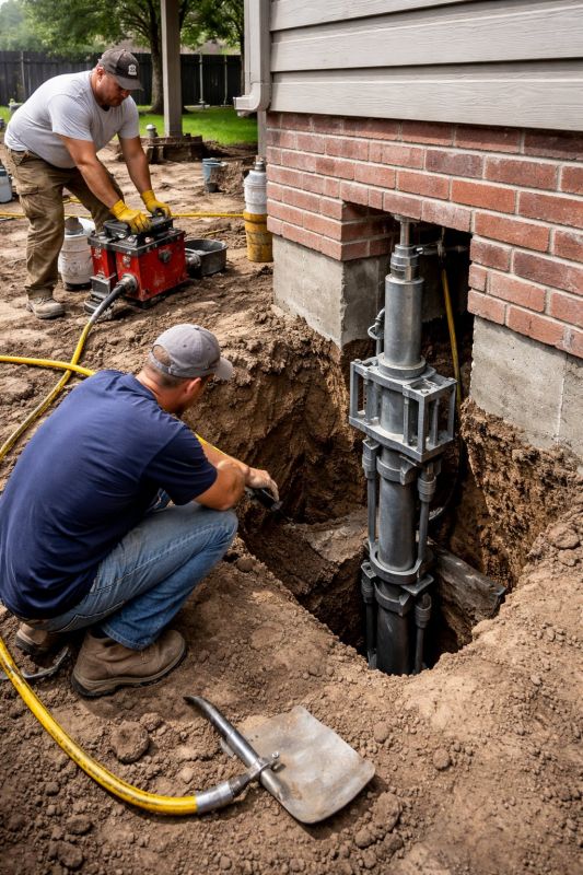 Foundation Pier Repair in Newaygo, MI