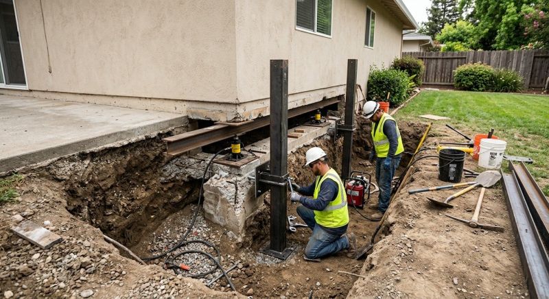 Foundation Pier Repair in Newaygo, MI