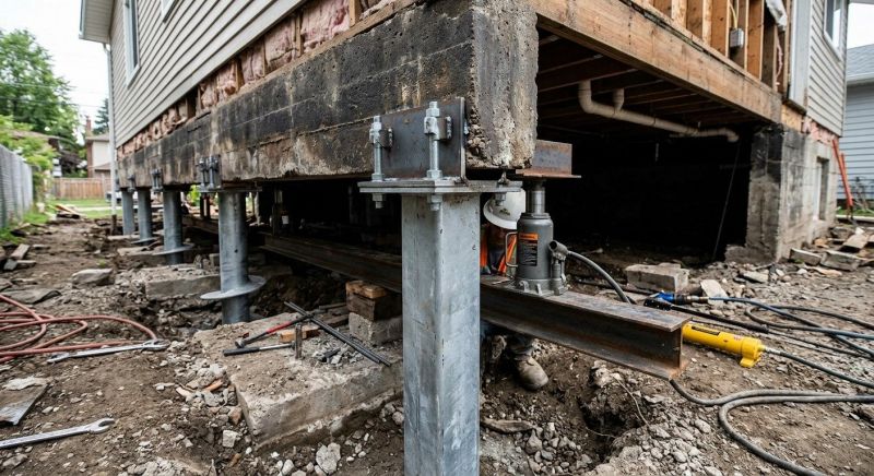 Foundation Raising in Casnovia, MI