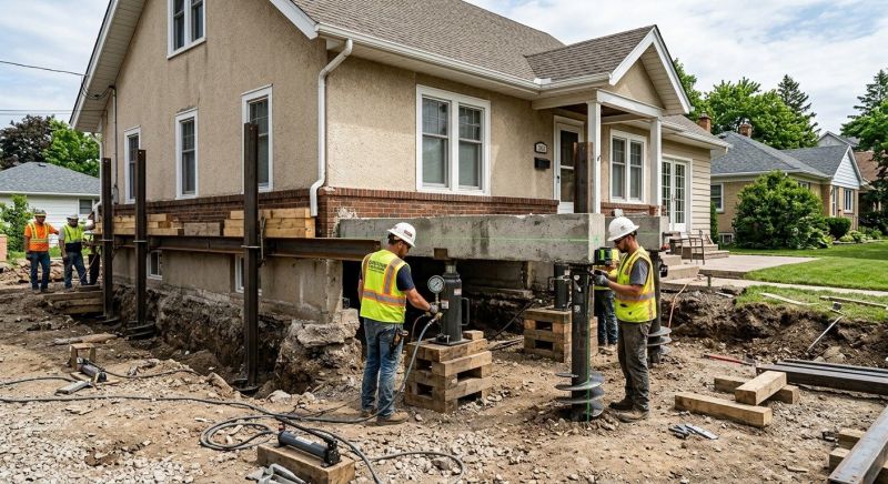 Foundation Releveling in Newaygo, MI