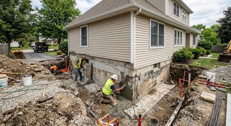 Foundation Renovation in Newaygo, MI