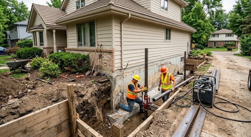 Foundation Repair in Gowen, MI