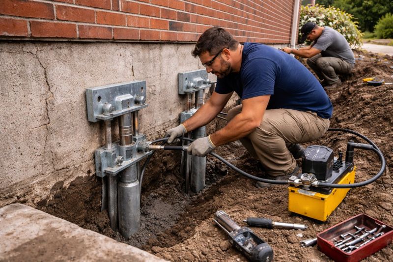 Foundation Repair in Stanwood, MI