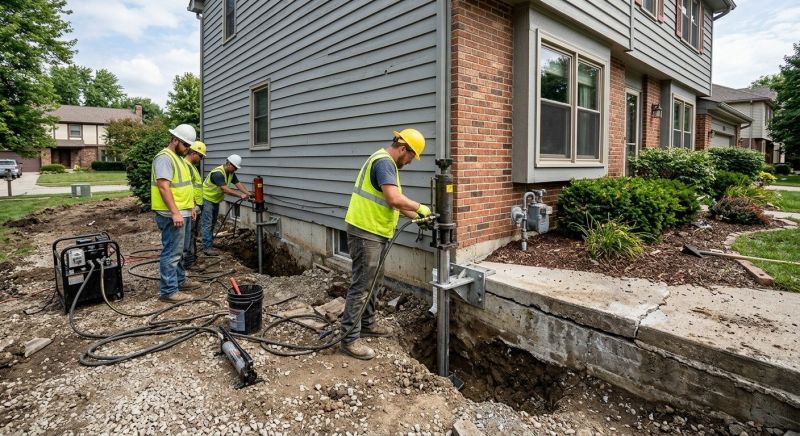 Foundation Stabilizing in Gowen, MI