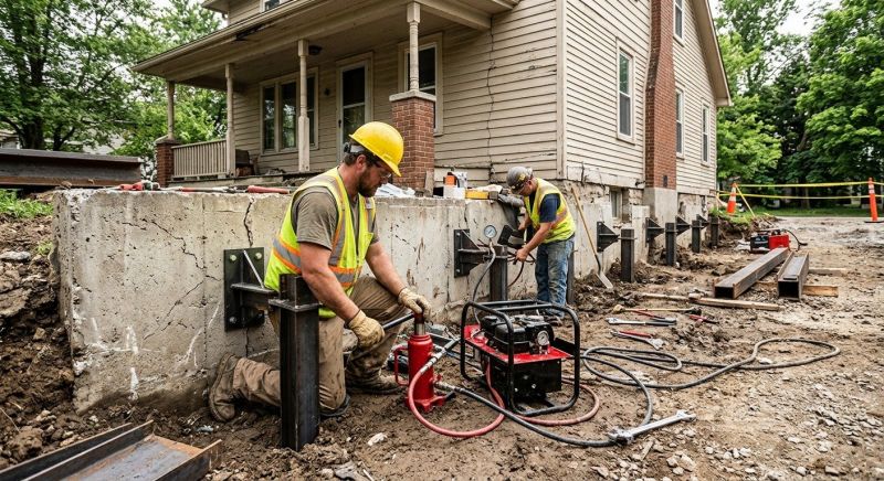 Foundation Stabilizing in Holton, MI