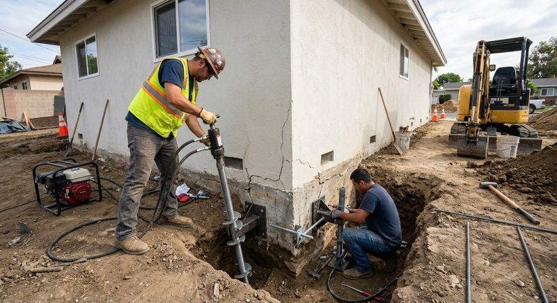 Foundation Stabilizing in Holton, MI