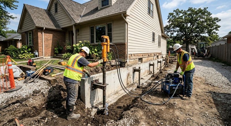 Foundation Stabilizing in Newaygo, MI