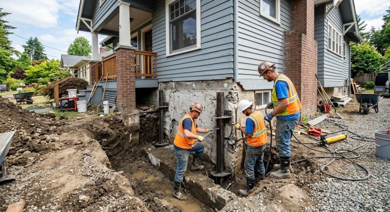 Foundation Stabilizing in Sparta, MI