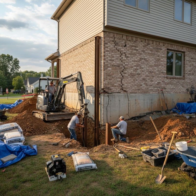 Foundation Structural Repair in Conklin, MI