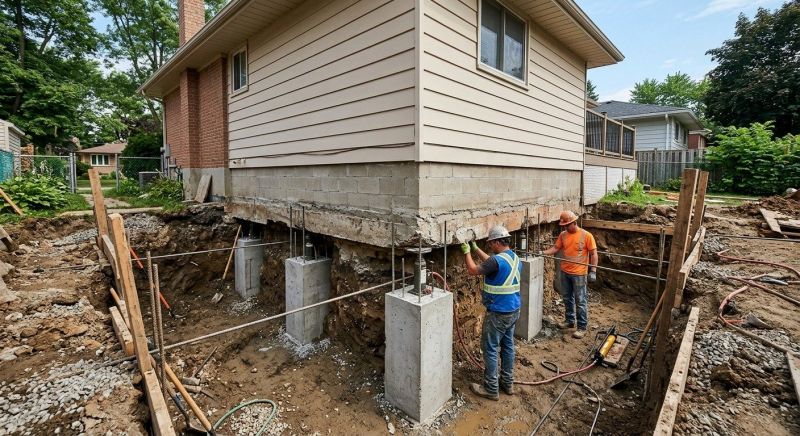 Foundation Underpinning in Newaygo, MI