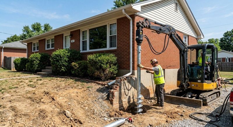Helical Pile Installation in Newaygo, MI