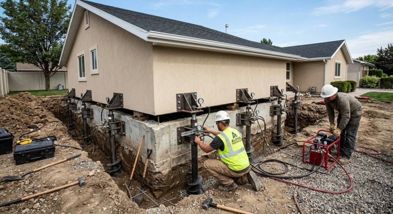 Home Foundation Leveling in Morley, MI