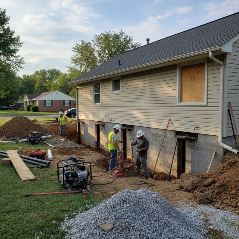Home Foundation Repair in Conklin, MI