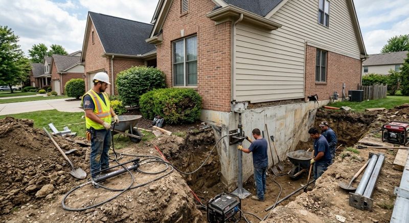 House Foundation Repair in Fremont, MI
