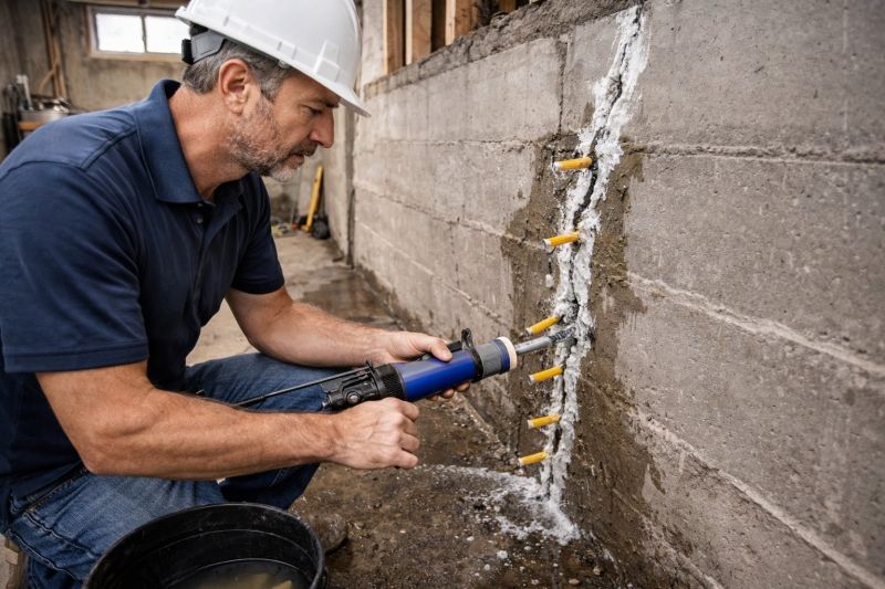 Leaking Foundation Repair in Newaygo, MI
