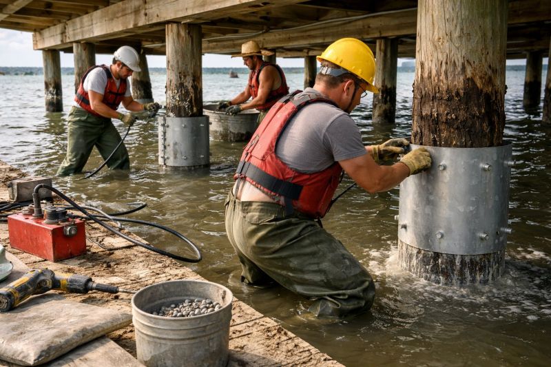 Piling Repair in Big Rapids, MI