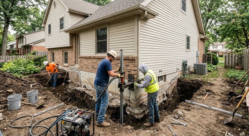 Residential Foundation Repair in Newaygo, MI