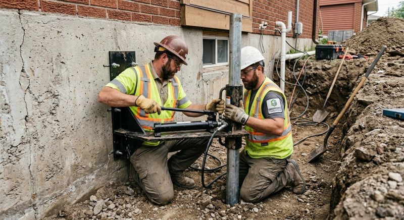 Settling Foundation Service in Morley, MI