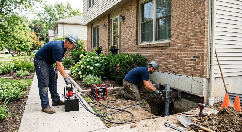Settling Foundation Service in Stanwood, MI