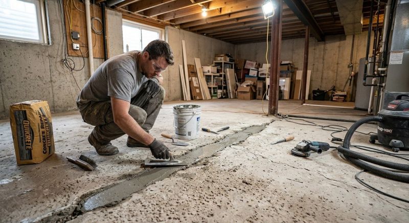 Slab Foundation Repair in Newaygo, MI