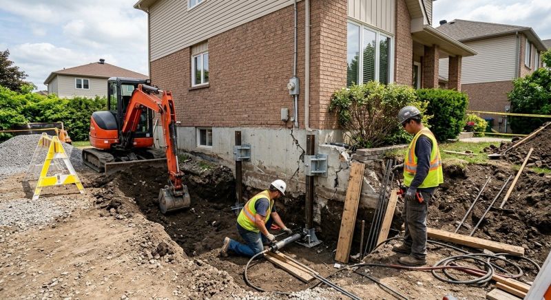 Slab Foundation Repair in Newaygo, MI
